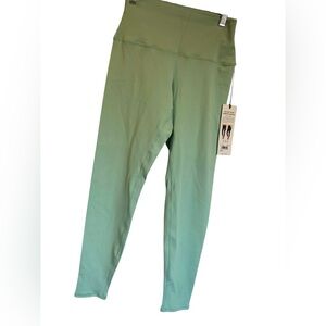 NWT Alo Yoga 7/8 airbrush leggings HONEYDEW Size S